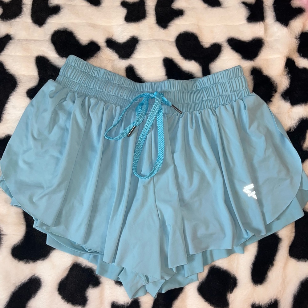 Women's Blue Athletic Shorts